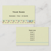 Retro Business Card oder Visitenkarte (Vorne/Hinten)