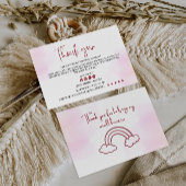 Retro Business dank Karte