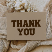 Retro Business dank Karte