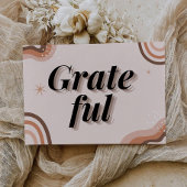 Retro Business dank Karte