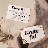 Retro Business dank Karte