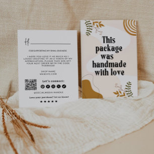 Retro Business dank Karte