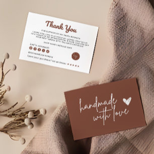 Retro Business dank Karte