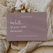 Retro Business dank Karte