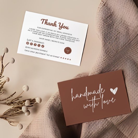 Retro Business dank Karte