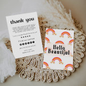 Retro Business dank Karte