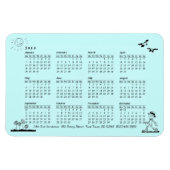 Retro Businessman 2013 Kalender Magnet (Horizontal)