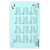 Retro Businessman 2013 Kalender Magnet (Vertikal)