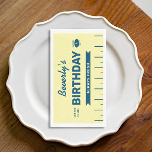 Retro-Butter-Stick Personalisierte Abendessen-Serv Serviette
