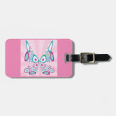 Retro Butterfly Abstrakter Pop Kunst Gepäckanhänger (Vorderseite horizontal)