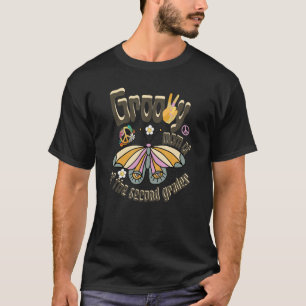 Retro Butterfly Groovy Mama des zweiten Grades 2n T-Shirt