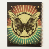 Retro Butterfly School Planer, School Calenda Planer (Rückseite)