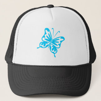 Retro Butterfly - Sky Blue Truckerkappe