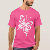 Retro Butterfly - weiß T-Shirt (Vorderseite)