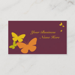 Retro butterspies visitenkarte