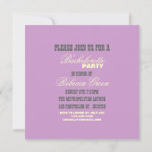 retro Button des Modmusters herauf Einladung (Rückseite)