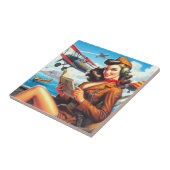 Retro-Button Fliese (Seite)