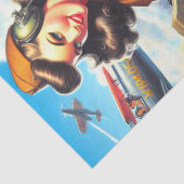 Retro-Button Seidenpapier (Ausschnitt)