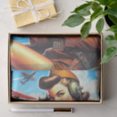 Retro-Button Seidenpapier (Geschenk)