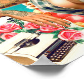 Retro-Button-Up-Collage Poster (Ecke)