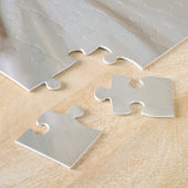 Retro Button-up Girl mit Red Polka Dot PJ's Puzzle (Seite)