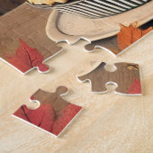 Retro Button-Up Girl Pumpkin Puzzle (Seite)