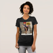 Retro Button-Up Girl T-Shirt (Vorne ganz)