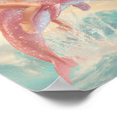 Retro Button-Up Girl - The Restaurant Poster (Ecke)