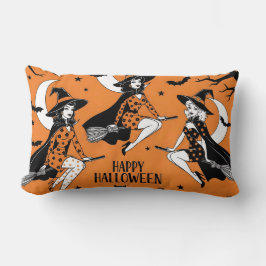 Retro-Button-Up-Hexen Lendenkissen