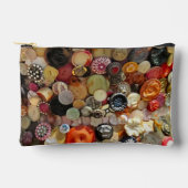 Retro Button Wristlet Zubehörtasche (Vorderseite)