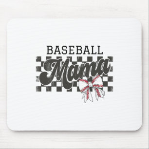 Retro Bysebyll Mama Checkered Bysebyll für Mama Mo Mousepad