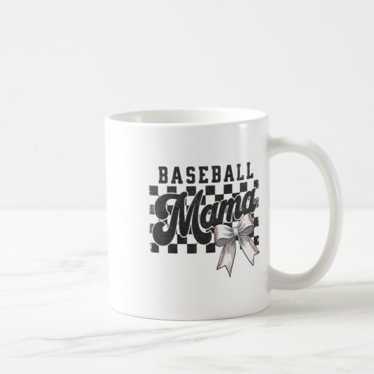 Retro Bysebyll Mama Coquette Bow Niedlich Softbyll Kaffeetasse (Rechts)