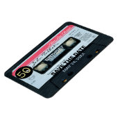 Retro C Audiotape 50. Geburtstagsparty Rett Magnet (Linke Seite)