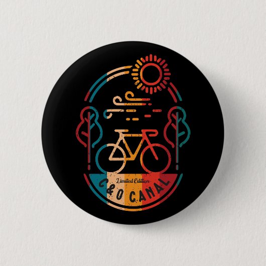 Retro C und O Canal Bike Trail. Button (Vorderseite)
