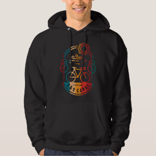 Retro C und O Canal Bike Trail. Hoodie