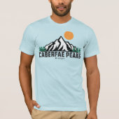 Retro Caberfaaks Ski T-Shirt (Vorderseite)