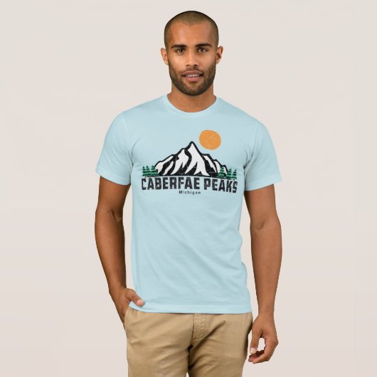 Retro Caberfaaks Ski T-Shirt (Vorne ganz)
