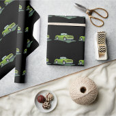 Retro Cabriolet-Papier für umweltfreundliche Autos Geschenkpapier