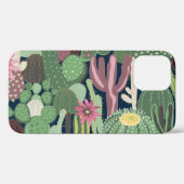 Retro Cactus Design: Nahtlose Textur Case-Mate iPhone Hülle (Rückseite (Horizontal))