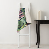 Retro Cactus Design: Nahtlose Textur Sherpadecke (Beispiel)