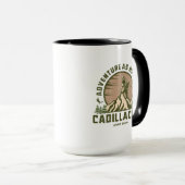 Retro Cadillac Tasse (VorderseiteRechts)