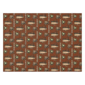 Retro-Café-Kaffeemuster Tischdecke (Vorderseite (Horizontal))