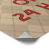 Retro-Café-Schild Kunst Poster (Ecke)