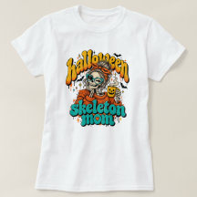 Retro-Café-Skelett-Mama Halloween Lustig