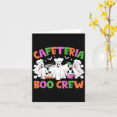 Retro-Cafeteria-Boo-Crew Cafeteria-Mitarbeiter Karte (Gelbe Blume)