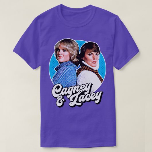 Retro Cagney Lacey Tribute T-Shirt (Design vorne)