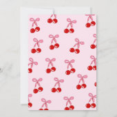 Retro Cake 30. Geburtstag Einladung (Rückseite)