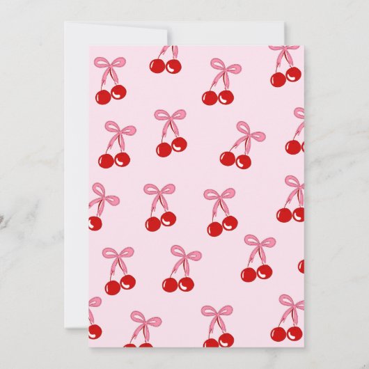 Retro Cake 30. Geburtstag Einladung (Rückseite)