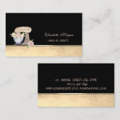 Retro Cake Mixer Bokeh Süßigkeiten Bäckerei Visitenkarte (Vorne/Hinten)