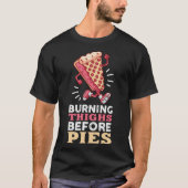Retro Cake Runner Jogger & Marathon T-Shirt (Vorderseite)
